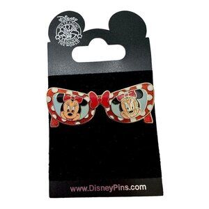 Disney Pin 59183 Character Sunglasses Glasses Minnie Mouse bow polka dots eyes